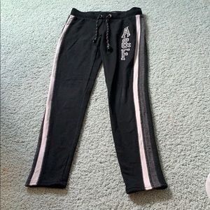 Abercrombie striped leggings